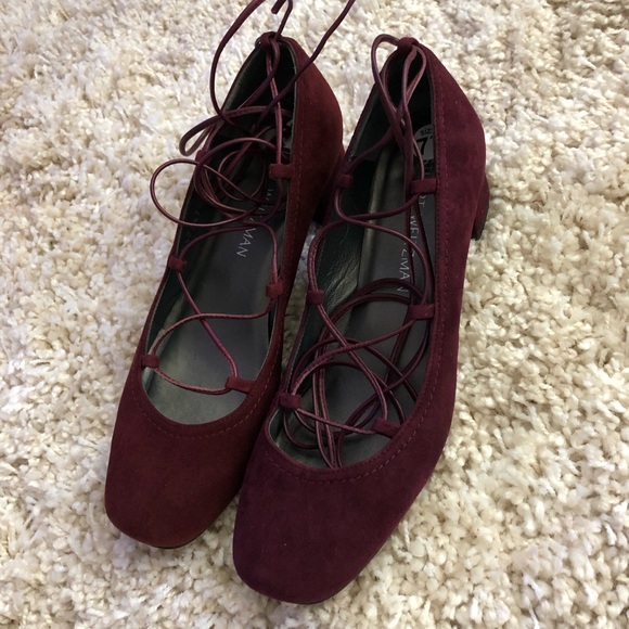 Stuart weitzman lace up flat - Picture 4 of 5